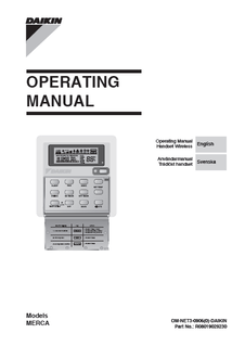 Merca_OM-NET3-09060-DAIKIN_29230_Operation manual_Swedish download